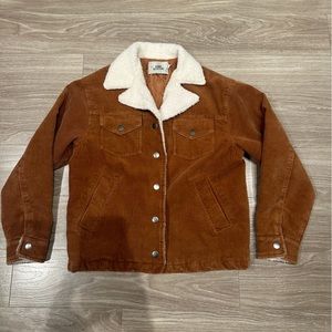 Urban Outfitters Corduroy Sherpa Jacket